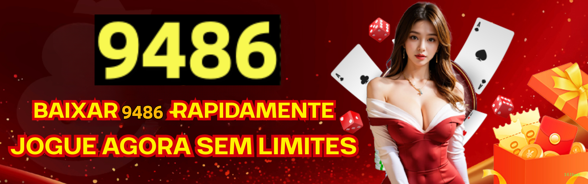 Imagem promocional do login da 161bet